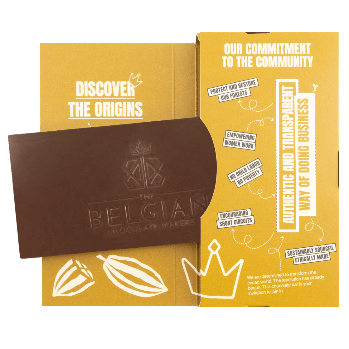 Chocolate bar origin Madagascar Mava Ottange 75% 5407008476113 The Belgian Chocolate Makers