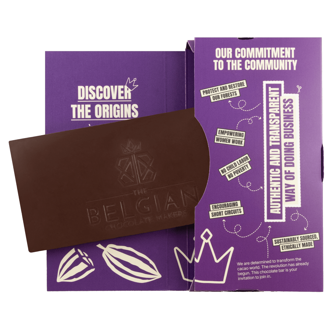 Chocolate bar origin Madagascar Mivoatra 70% 5407008478230 The Belgian Chocolate Makers