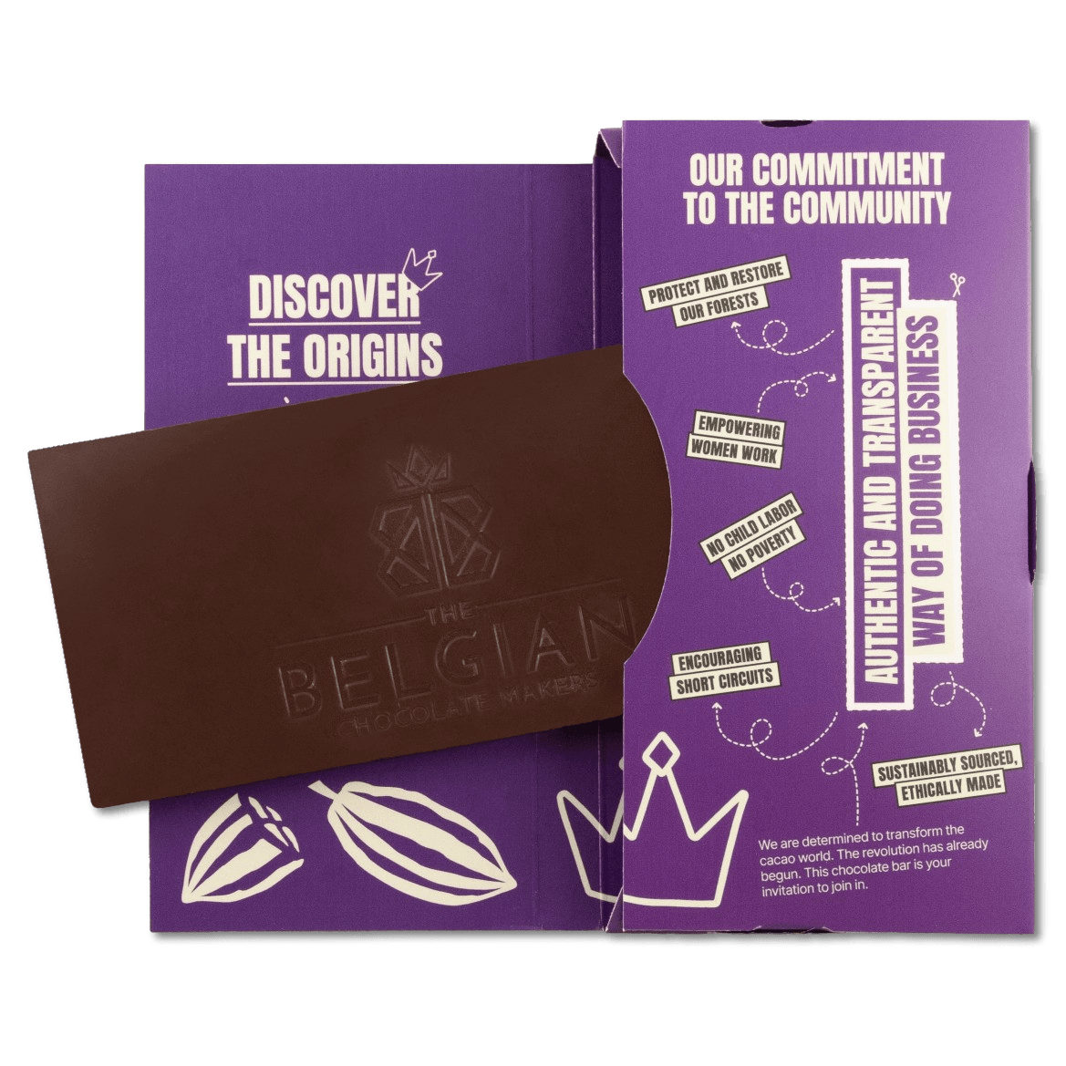 Chocolate bar origin Madagascar Mivoatra 70% 5407008478230 The Belgian Chocolate Makers