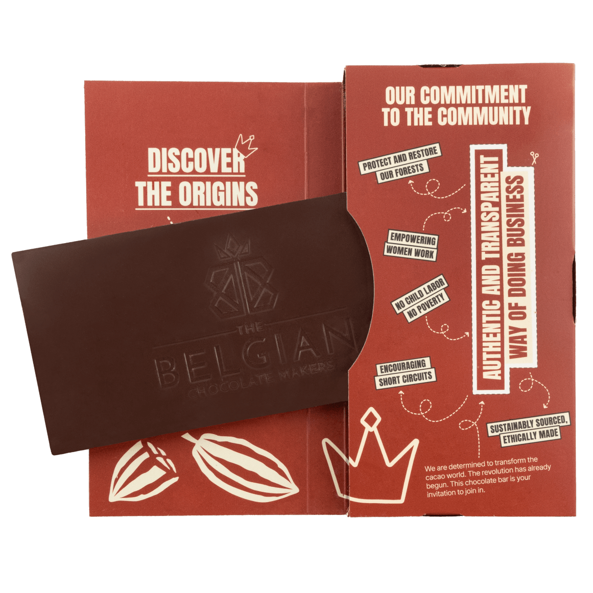 Chocolate bar origin Mexico Soconusco Chamulapita 75% 5407008475994 The Belgian Chocolate Makers