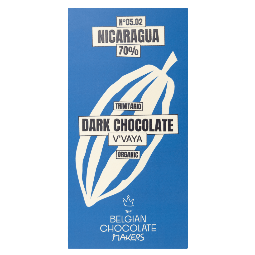 Chocolate bar origin Nicaragua V'Vaya 70% 5407008478254 The Belgian Chocolate Makers