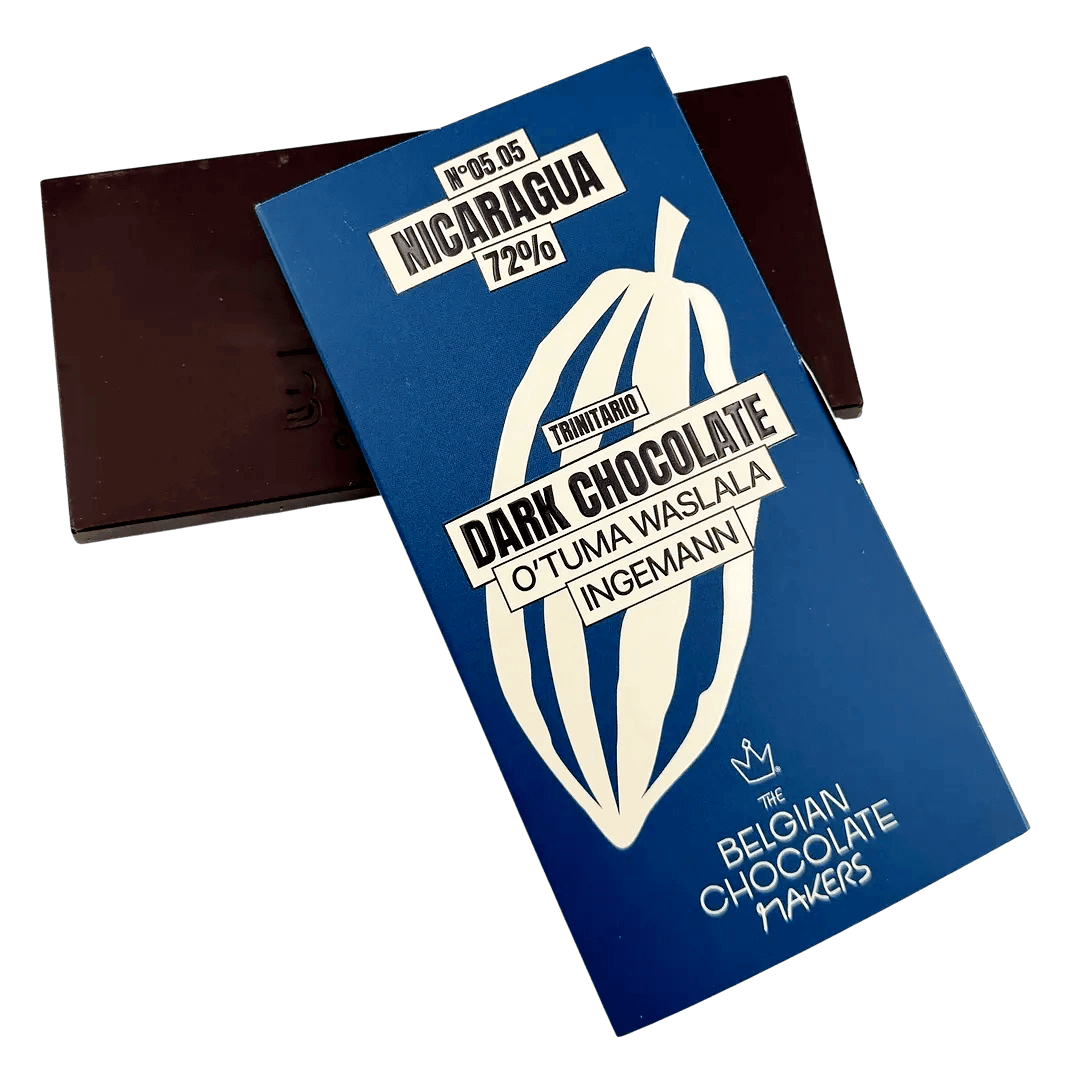 Chocolate bar single origin Nicaragua O'Tuma Waslala Ingemann 72% 5407008479336 The Belgian Chocolate Makers