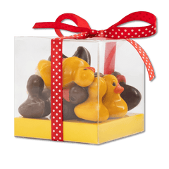 Chocolate ducks (praliné) 190g 5407008478353 The Belgian Chocolate Makers