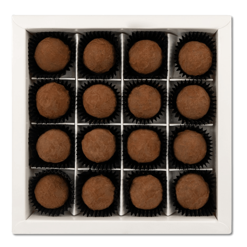 Chocolate truffles cacao 16 pieces 260g 5407008470951 The Belgian Chocolate Makers