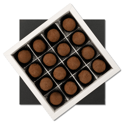 Chocolate truffles cacao 16 pieces 260g 5407008470951 The Belgian Chocolate Makers