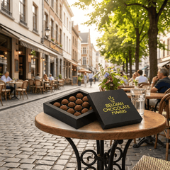 Chocolate truffles cacao 16 pieces 260g 5407008470951 The Belgian Chocolate Makers