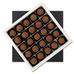 Chocolate truffles cacao 25 pieces 375g 5407008477424 The Belgian Chocolate Makers