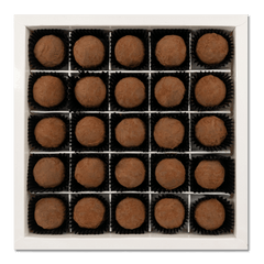 Chocolate truffles cacao 25 pieces 375g 5407008477424 The Belgian Chocolate Makers