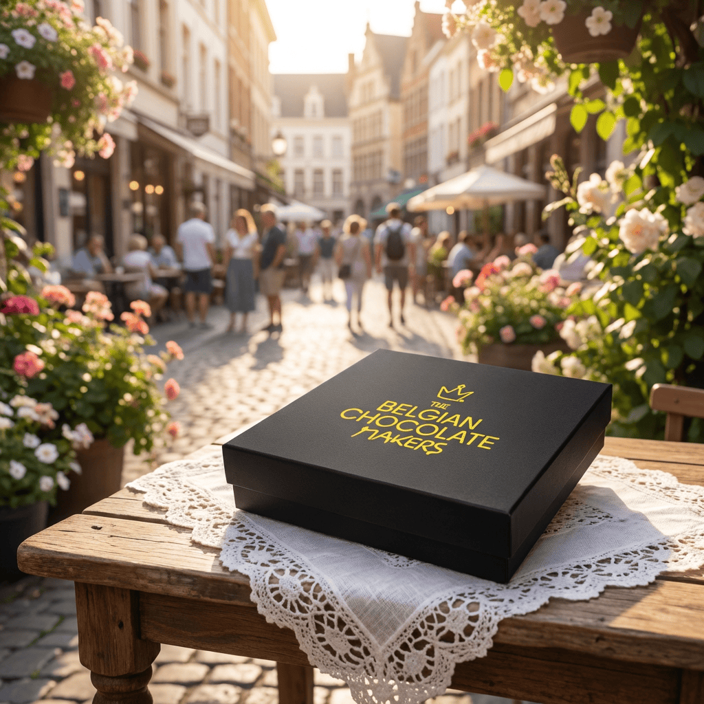 Chocolate truffles mix flavours 16 pieces 240g 5407008470975 The Belgian Chocolate Makers