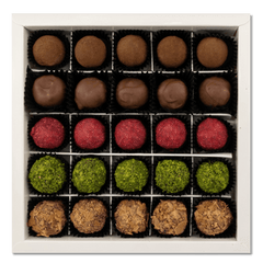 Chocolate truffles mix flavours 25 pieces 375g 5407008478001 The Belgian Chocolate Makers