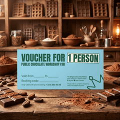 Chocolate workshop gift voucher The Belgian Chocolate Makers
