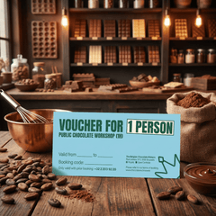 Chocolate workshop gift voucher The Belgian Chocolate Makers