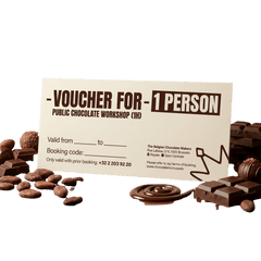 Chocolate workshop gift voucher The Belgian Chocolate Makers