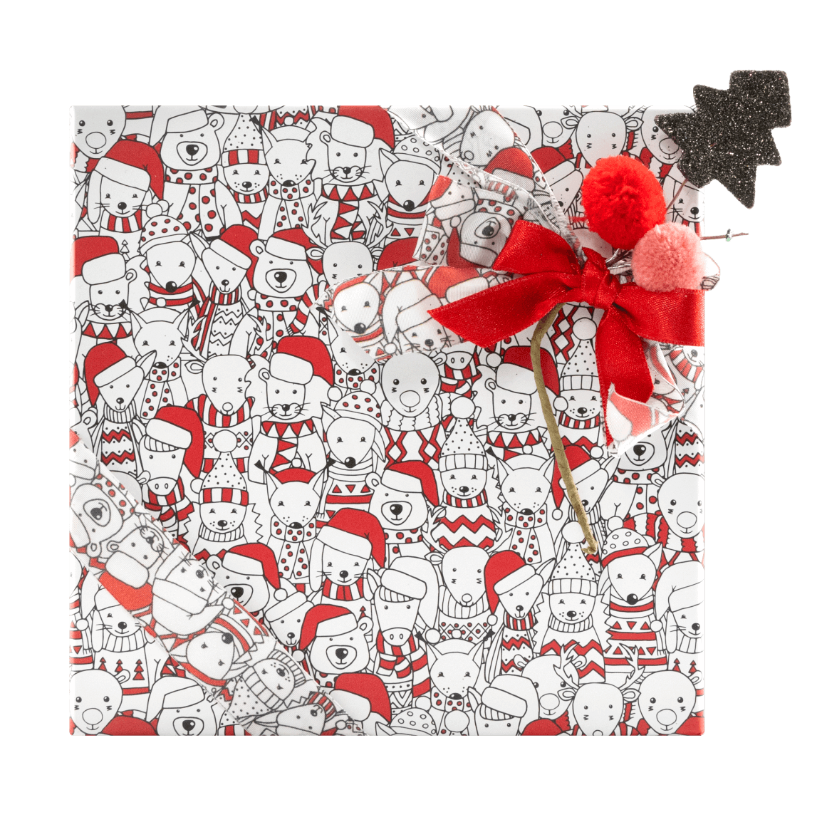 Christmas box 25 pralines 375g 5407008477943 The Belgian Chocolate Makers