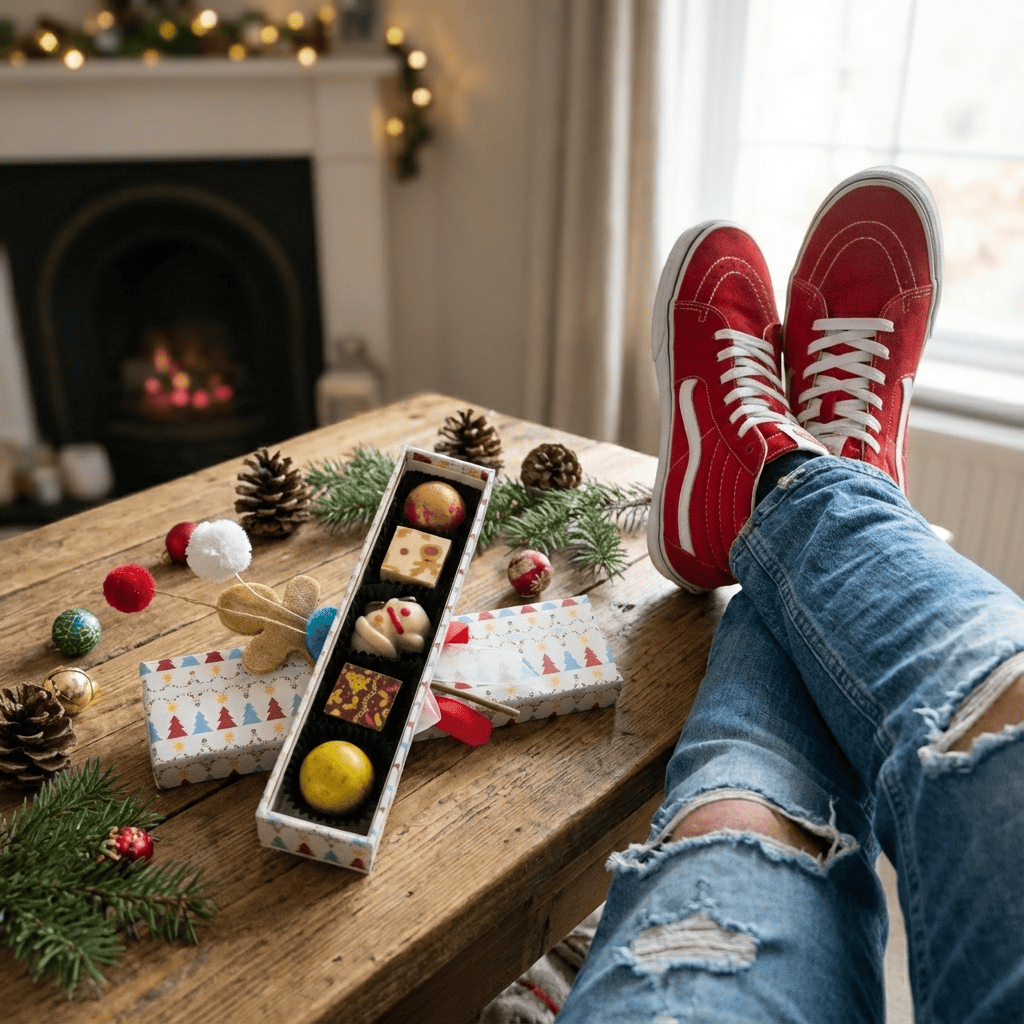 Christmas box my bear friend 5 pralines 75g 5407008478582 The Belgian Chocolate Makers