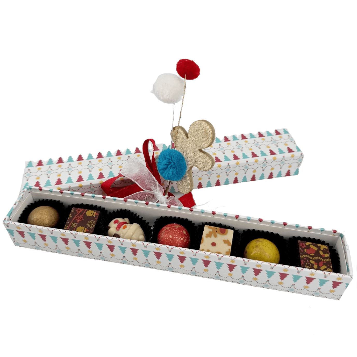 Christmas box my bear friend 7 pralines 105g 5407008478599 The Belgian Chocolate Makers