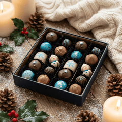 Christmas "star night" box 20 pralines and truffles 300g 5407008470067 The Belgian Chocolate Makers