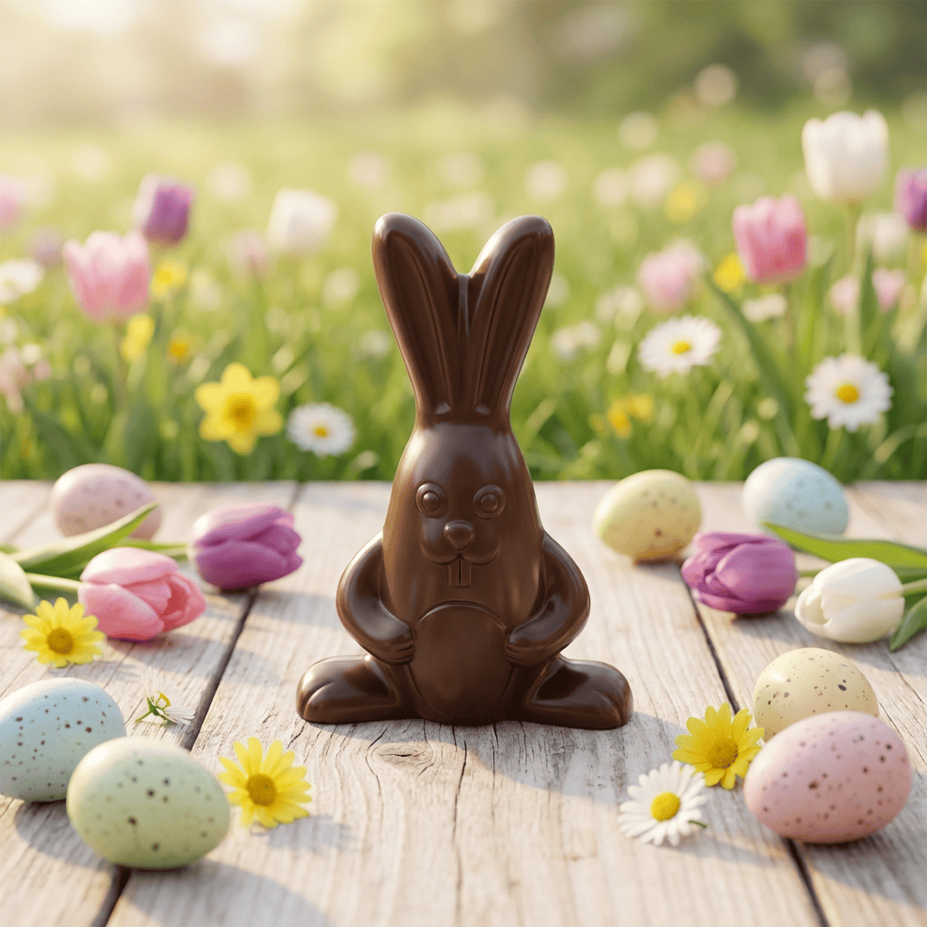 Cool dark chocolate bunny 30g 5407008471880 The Belgian Chocolate Makers