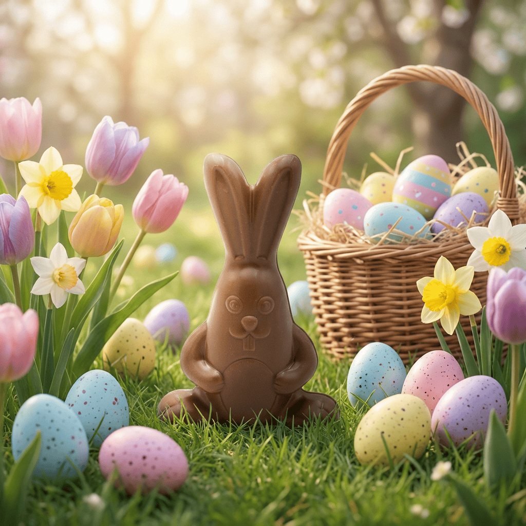 Cool milk chocolate bunny 30g 5407008471897 The Belgian Chocolate Makers