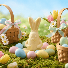 Cool white chocolate bunny 30g 5407008471910 The Belgian Chocolate Makers