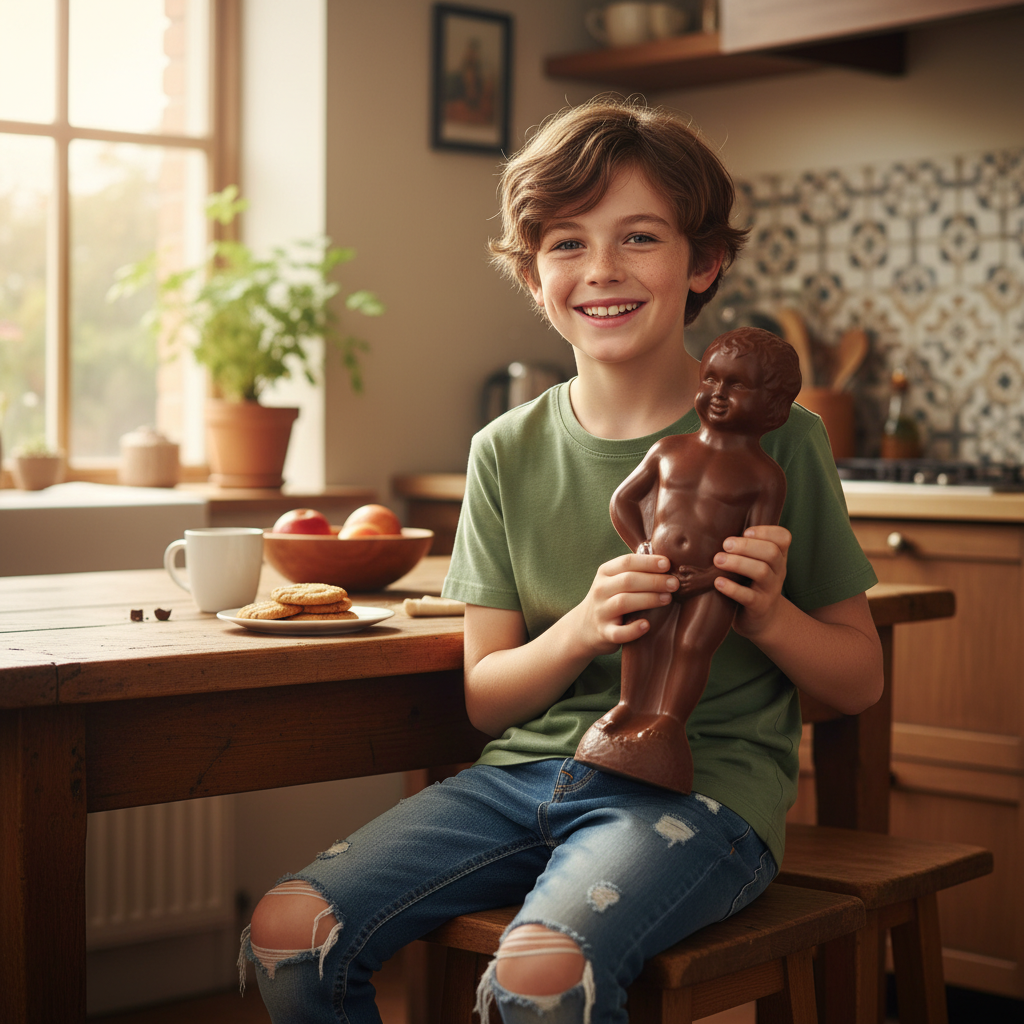 Milk chocolate Manneken Pis 450g