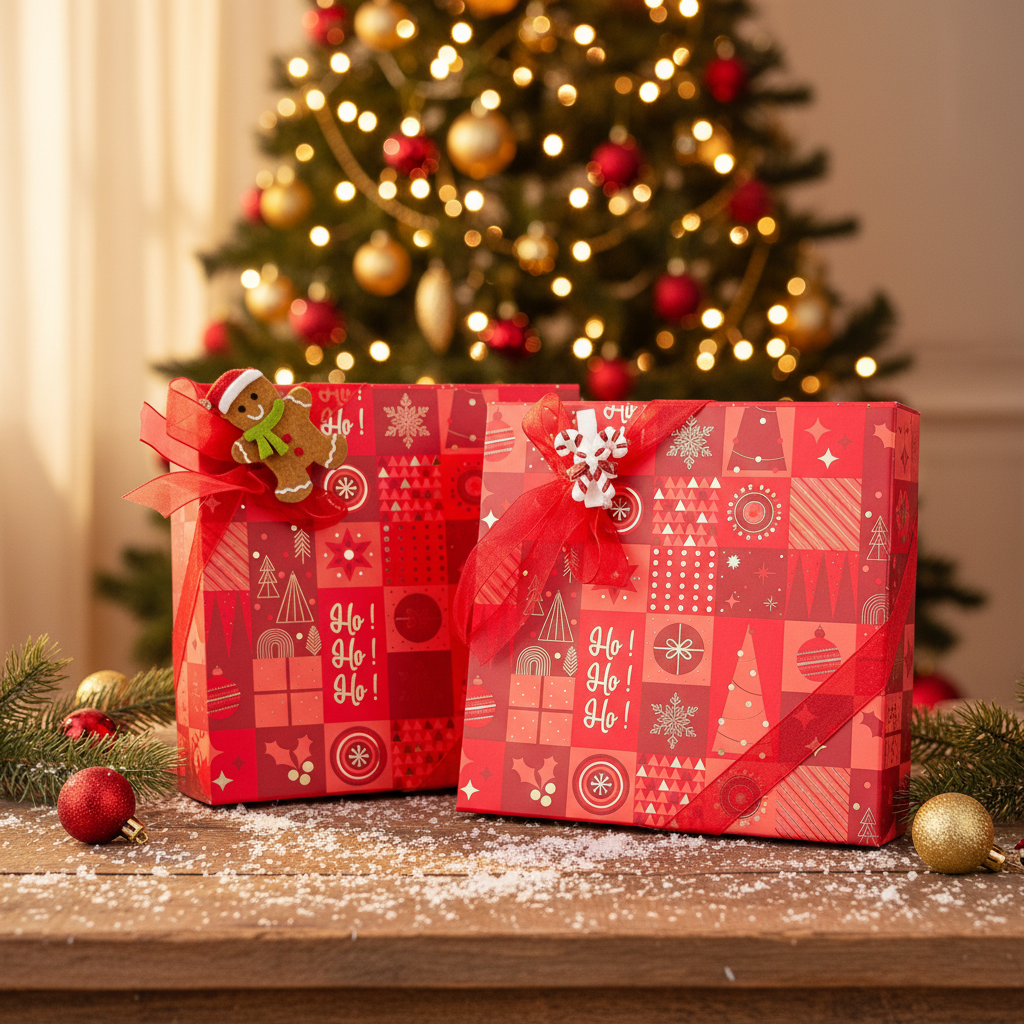 Scatola di 16 praline natalizie ho-ho-ho 240g