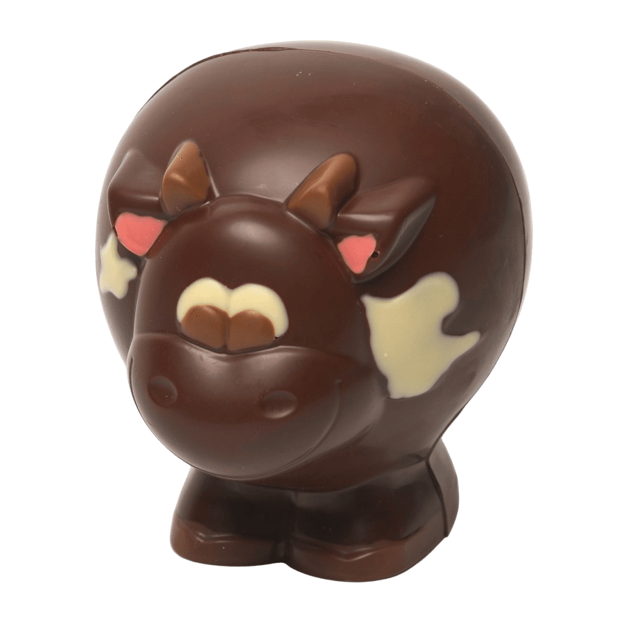 Dark chocolate cow 130g 5407008476519 The Belgian Chocolate Makers