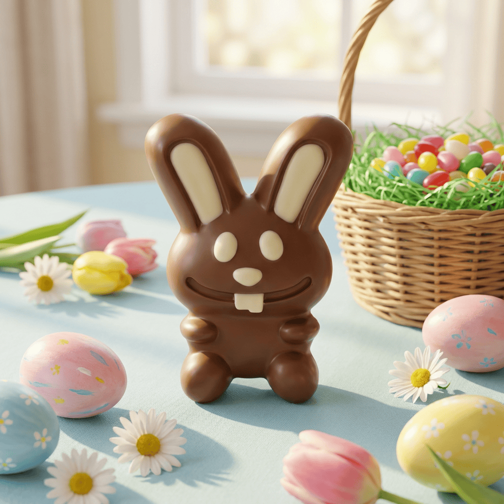 Dark chocolate crazy bunny 130g 5407008471927 The Belgian Chocolate Makers