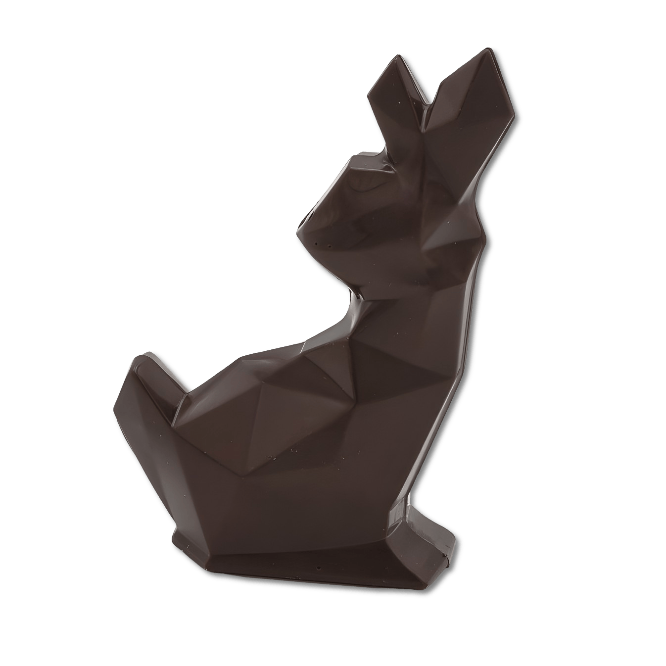 Dark chocolate diamond bunny 45g 5407008471965 The Belgian Chocolate Makers