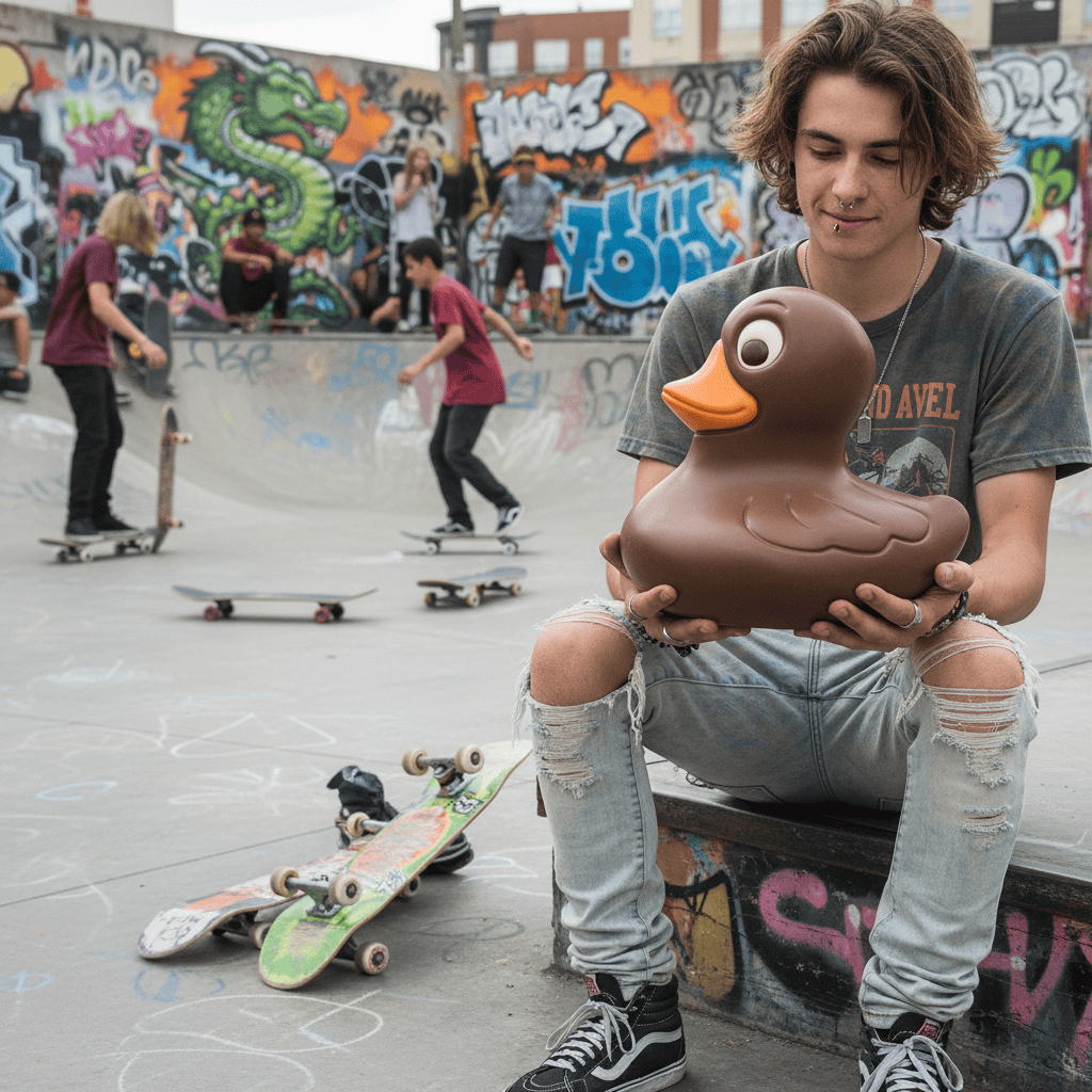 Dark chocolate duck 2.2 Kgs 5407008479688 The Belgian Chocolate Makers