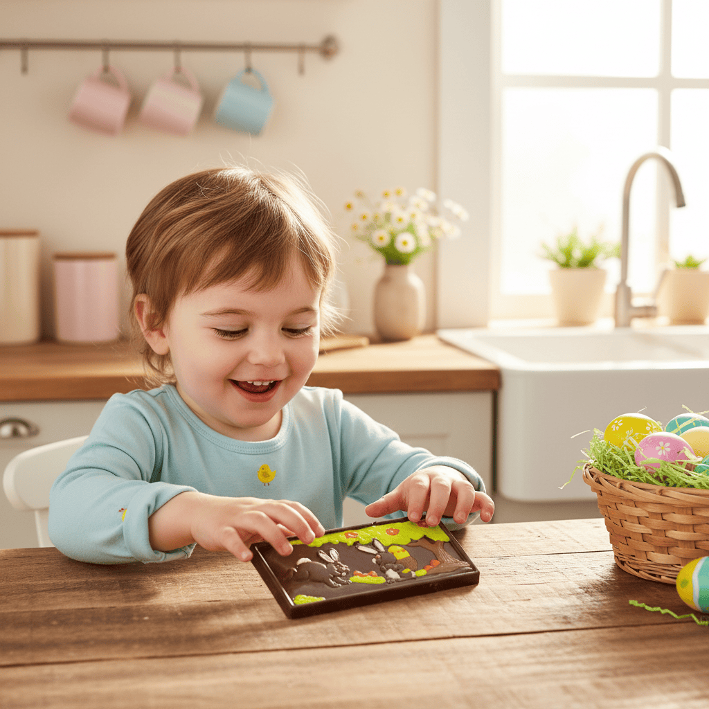 Dark chocolate Easter bar 120g 5407008477431 The Belgian Chocolate Makers