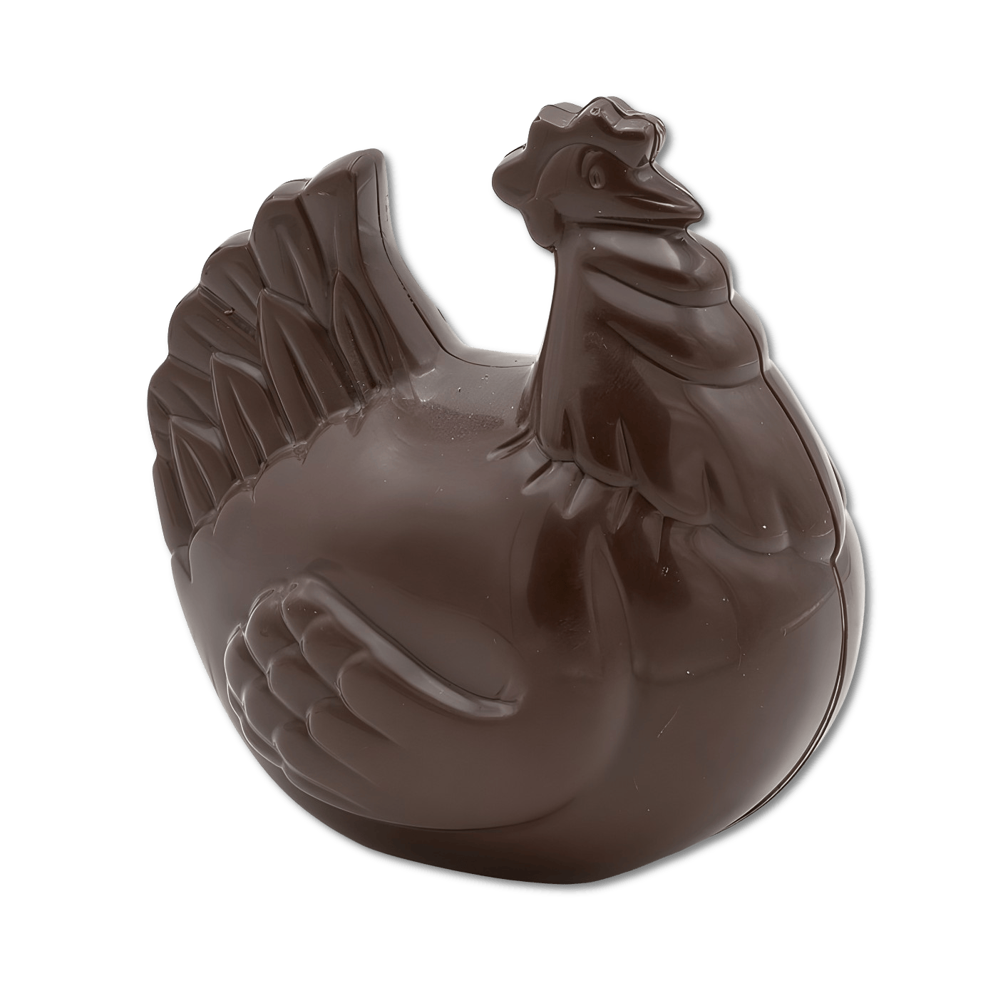 Dark chocolate Easter hen 120g 5407008472122 The Belgian Chocolate Makers
