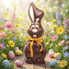 Dark chocolate giant Easter bunny 3kgs 5407008477301 The Belgian Chocolate Makers