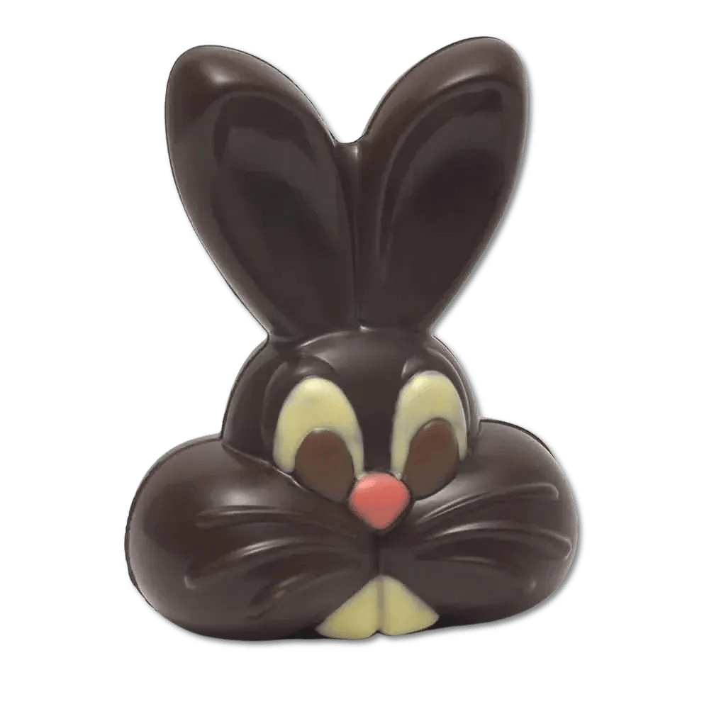 Dark chocolate happy bunny 250g 5407008475239 The Belgian Chocolate Makers
