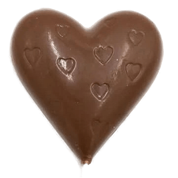 Dark chocolate heart loliipop 5407008472313 The Belgian Chocolate Makers