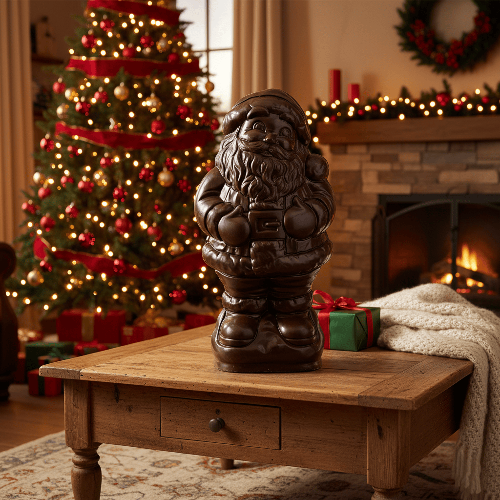 Dark chocolate Santa Claus 3 Kgs 5407008471187 The Belgian Chocolate Makers