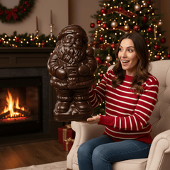 Dark chocolate Santa Claus 3 Kgs 5407008471187 The Belgian Chocolate Makers