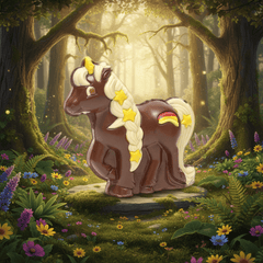 Dark chocolate unicorn 90g 5407008476076 The Belgian Chocolate Makers