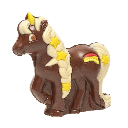 Dark chocolate unicorn 90g 5407008476076 The Belgian Chocolate Makers
