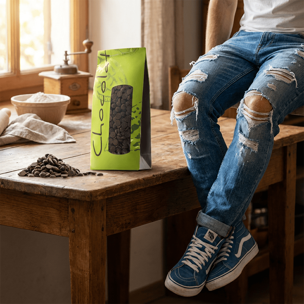 Dark drinking chocolate 200g 5407008473716 The Belgian Chocolate Makers