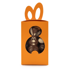 Easter chocolate eggs (20) with chocolate bunny 5407008478117 The Belgian Chocolate Makers