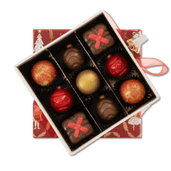"Enchanted Christmas" box 9 pralines 135g 5407008470074 The Belgian Chocolate Makers