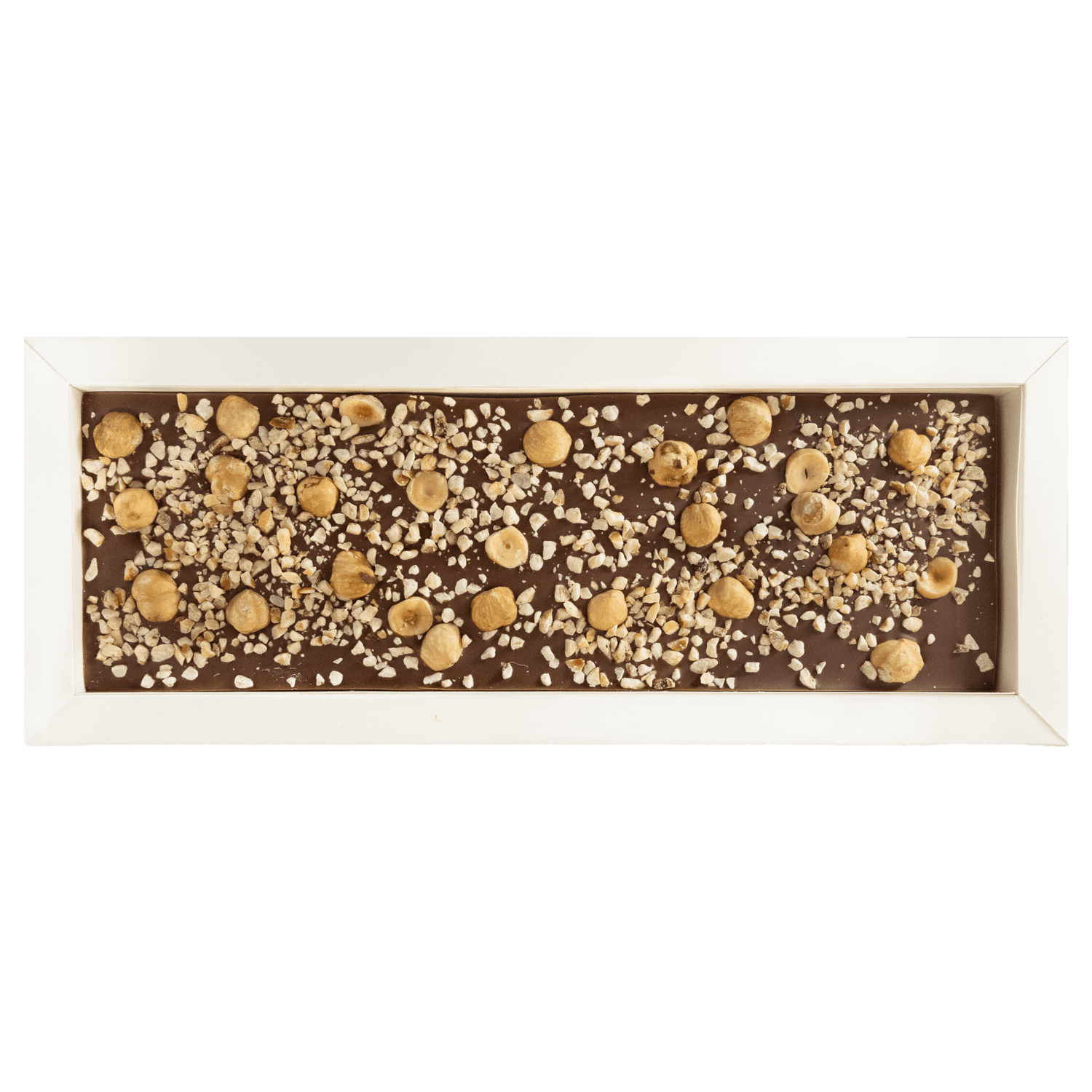 Fantasy milk chocolate bar 375 grs with Piedmont hazelnut chunks 5407008479015 The Belgian Chocolate Makers