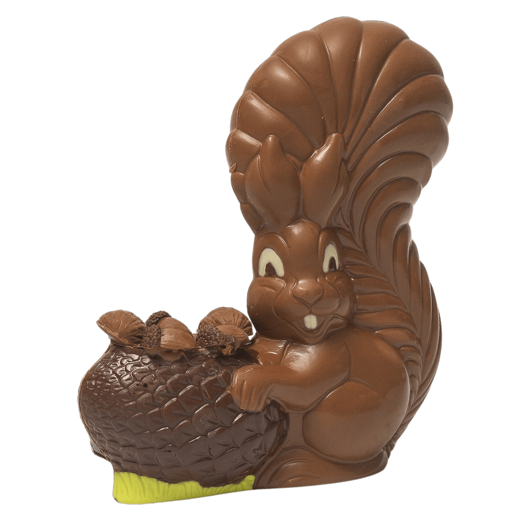 Fantasy milk chocolate squirrel 420g 5407008476472 The Belgian Chocolate Makers