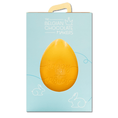 Happy Easter white chocolate egg 450g 5407008478216 The Belgian Chocolate Makers