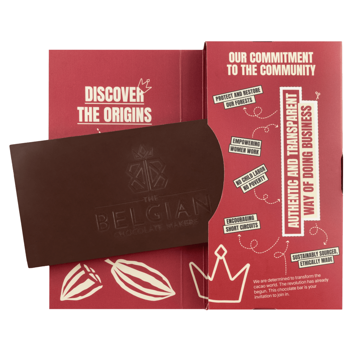 Liqueur bar origin Madagascar 100% 5407008475741 The Belgian Chocolate Makers