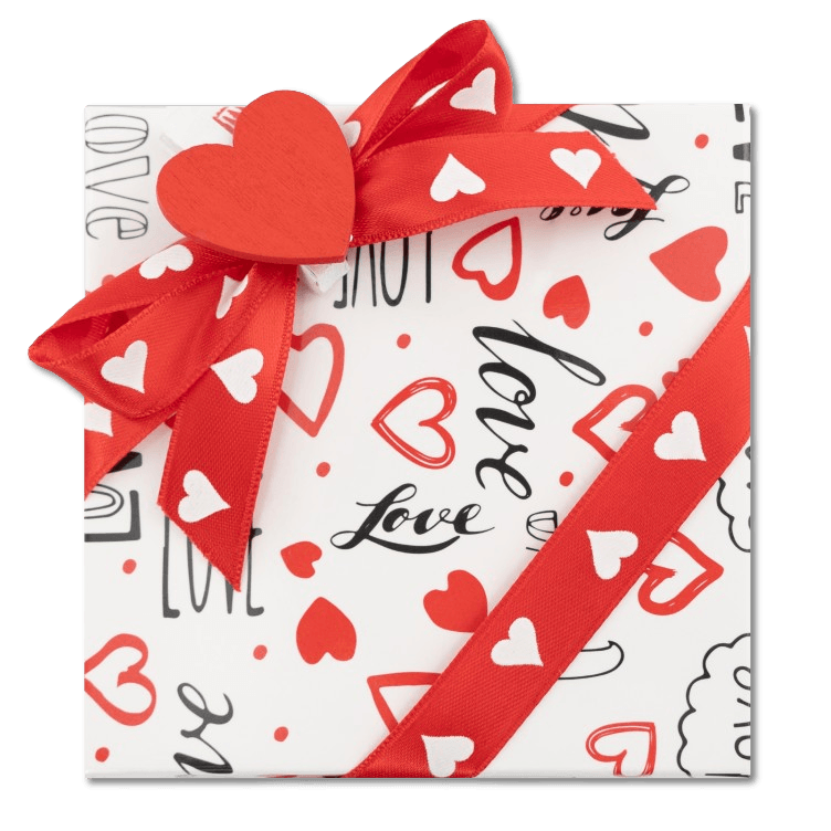 Love box of 4 Belgian pralines 50g 5407008478735 The Belgian Chocolate Makers