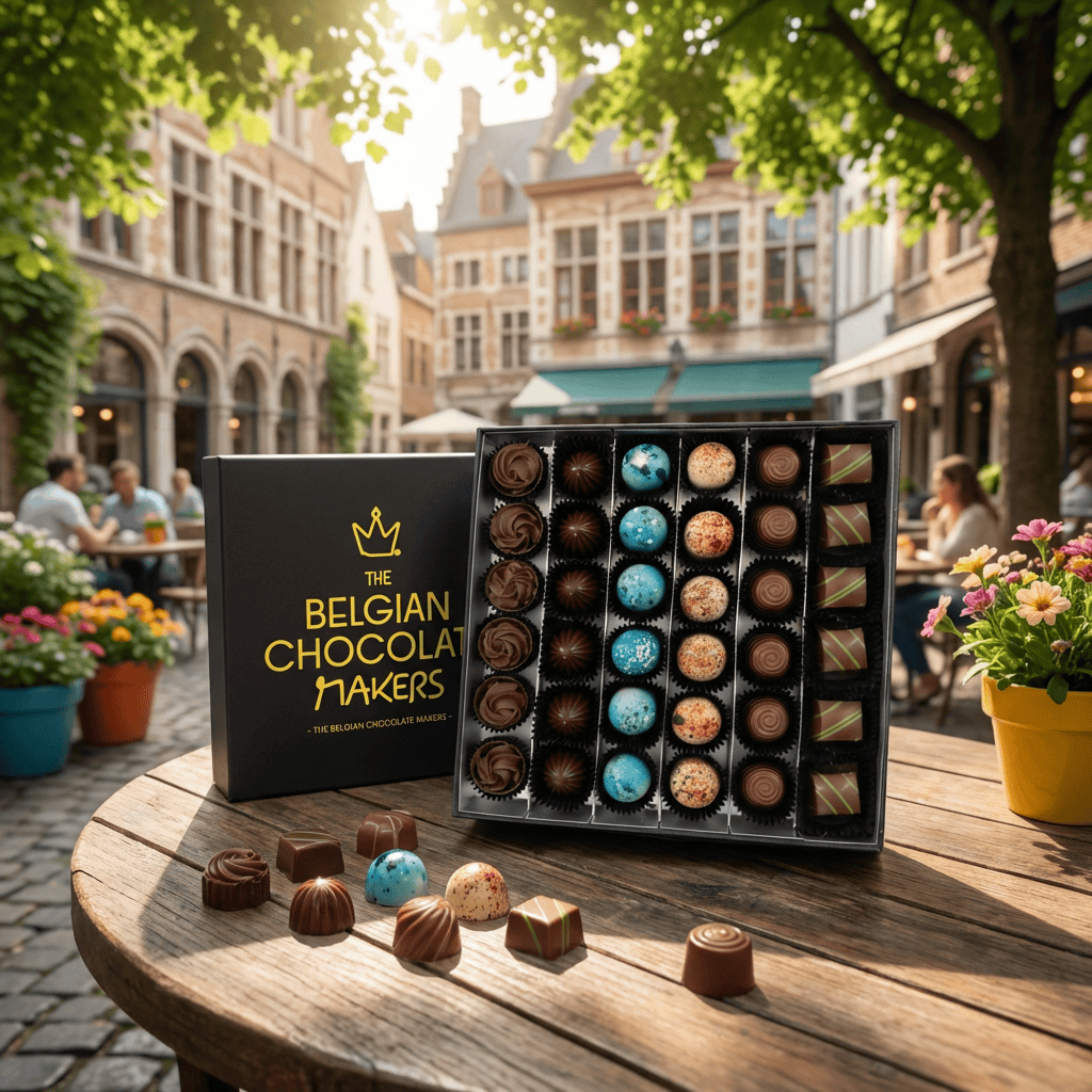 Luxury Belgian chocolate box with 36 pralines 540g 5407008474508 The Belgian Chocolate Makers