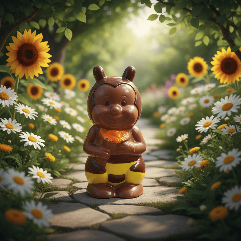 Milk chocolate bee 190g 5407008476151 The Belgian Chocolate Makers