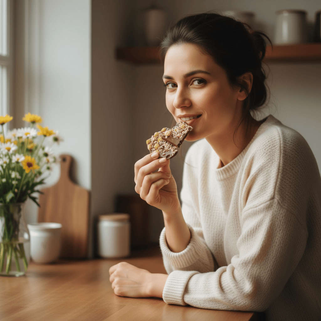 Milk chocolate broken bars with hazelnuts 5407008479145 The Belgian Chocolate Makers